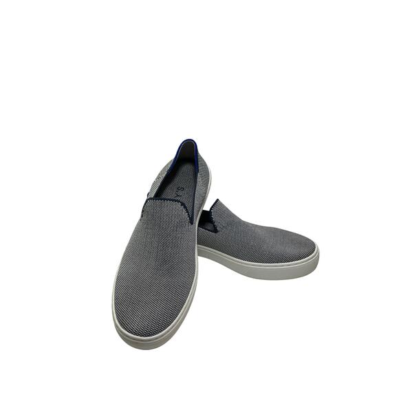 Rothy’s Women’s City Slip On Sneaker Navy White Knit Size 8 - Picture 1 of 9